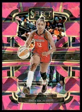 DiDi Richards 2024 Panini Select WNBA #59 Prizms Pink Ice Washington Mystics