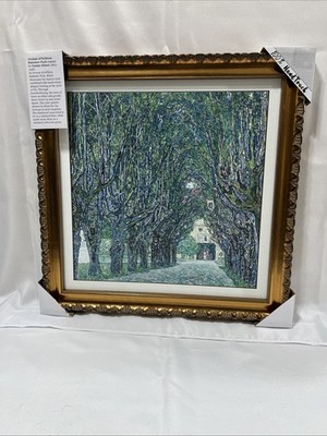 Gustav Klimt Avenue Of Schloss Kammer Park 1912 Giclee Textured Art Print 22  Sq