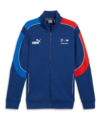 PUMA BMW M Motorsport MT7+ Trainingsjacke L blau/rot, Zip, Taschen
