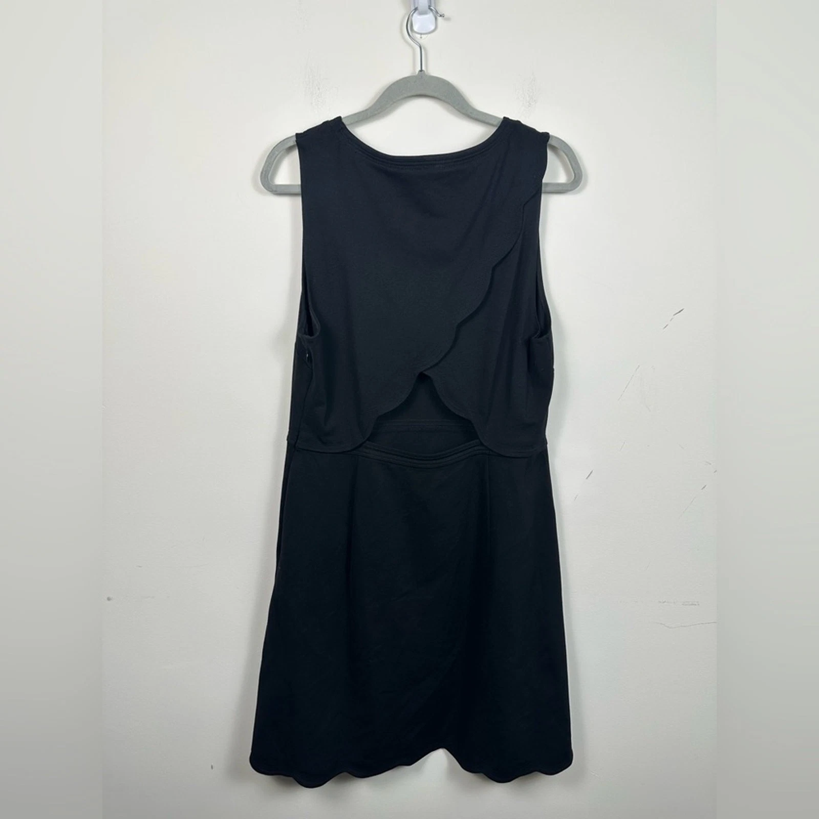 Abito smerlato Kate Spade foro chiave nero ponte elasticizzato taglia XL us intime ottimeioni condi l