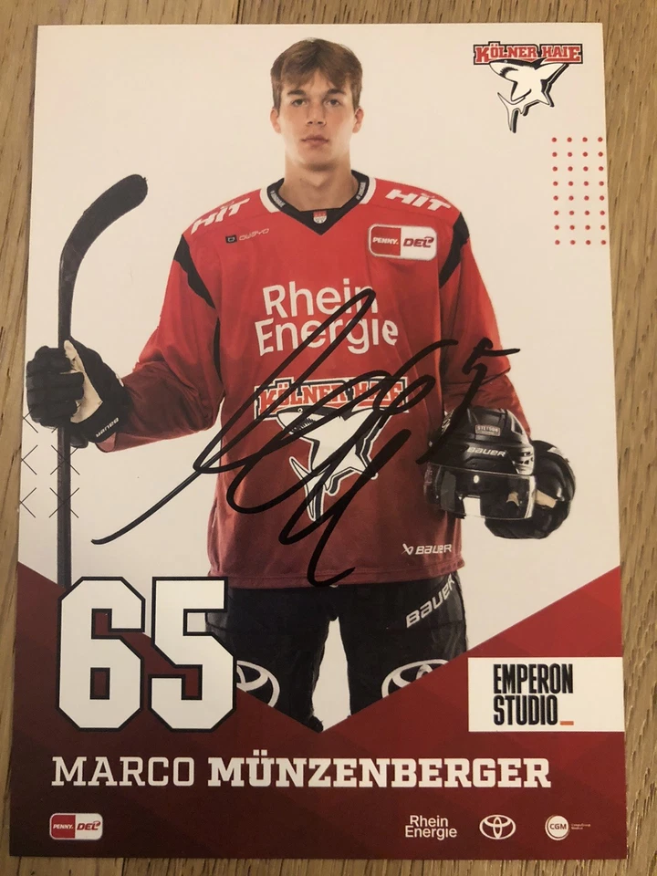 34x Handsignierte Autogrammkarten KÖLNER HAIE Eishockey 25/26 2025/2026 AK-Satz - Bild 2 von 3