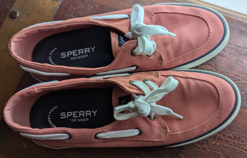 Sperry Top-Sider Memory Foam Loafers Salmon Size 8 Women's - Picture 5 of 6