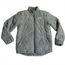 Eddie Bauer Youth Large 14 Medium Weight Gray Puffer Jacket Unisex Boys Girls