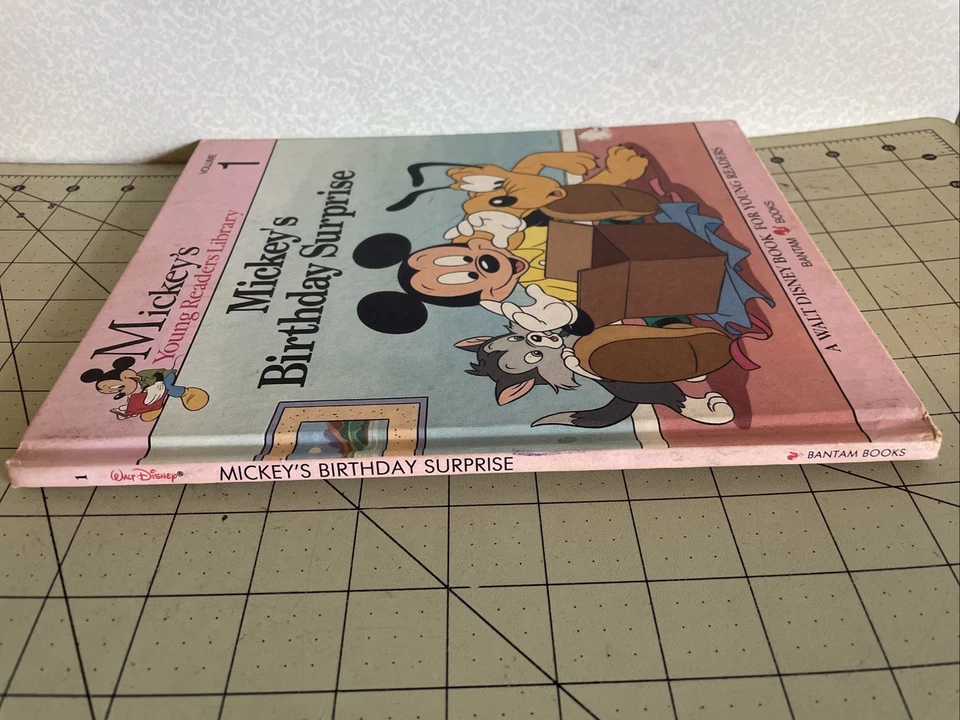 Mickey's Young Reader Library Book Hardcover Mickey's Birthday Surprise Vol 1: - Image 3 of 4