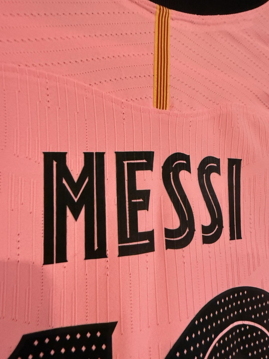 2020/21 Barcelona Authentic Third Jersey Vaporknit #10 Messi L
