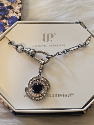 Bomb Party September 25 Necklace NK78868 Apologies Unnecessary Sapphire Hematite