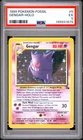 1999 POKEMON FOSSIL #5 GENGAR-HOLO PSA 5