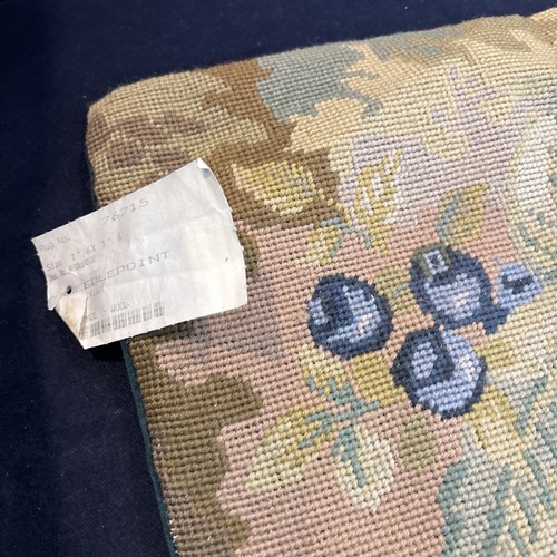 "Nueva funda de almohada vintage tejida a mano de 18"" X 18"" con diseño de cesta de frutas" - Imagen 4 de 8