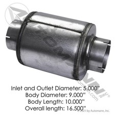 AUTOMANN EXHAUST COMPONENT ,  ,  Fits UNIVERSAL ALL Replaces OEM 87Q500145 , MN