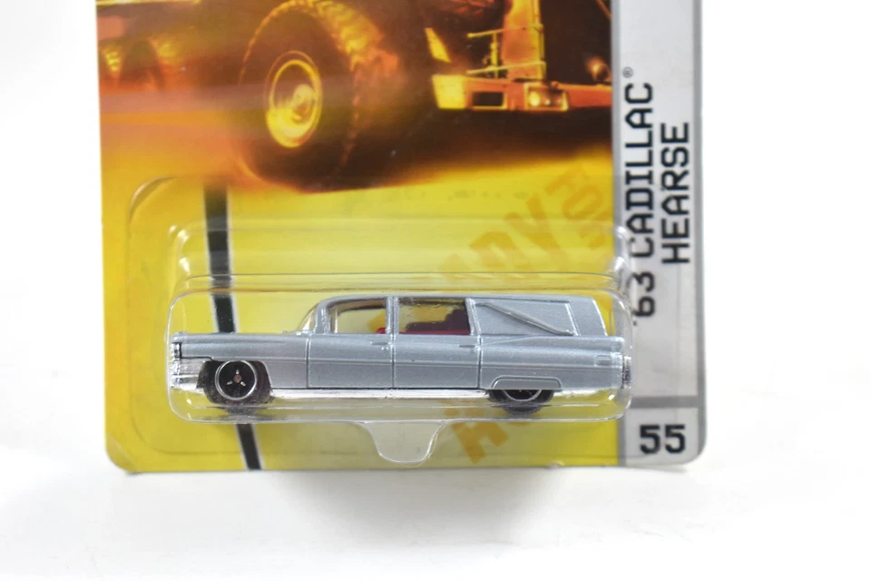Matchbox City Action Gray/ Silver '63 Cadillac Hearse 2007 1/64 - Image 2 of 3