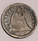 1877-CC Carson City Seated Liberty Silver Quarter 25C Rare Date