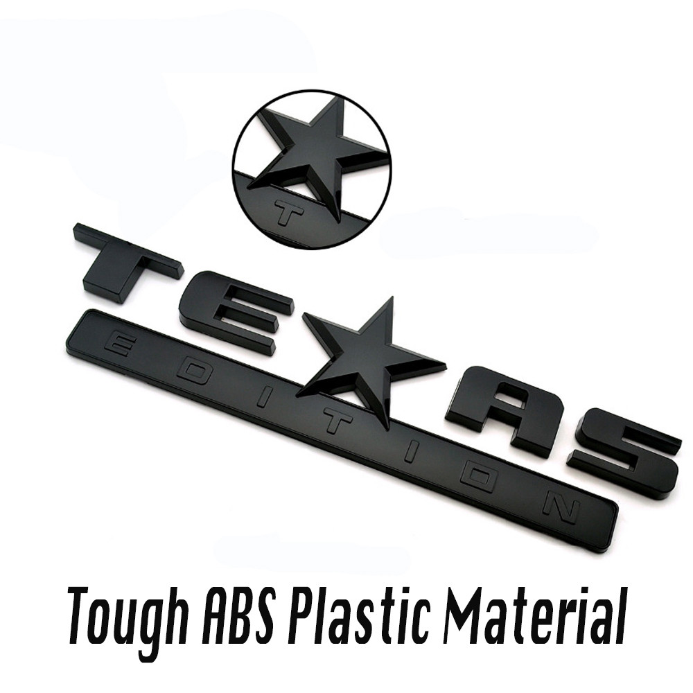 Ha TEXAS EDITION Emblem 3D Universal Decal For Chevy Silverado GMC - Foto 9