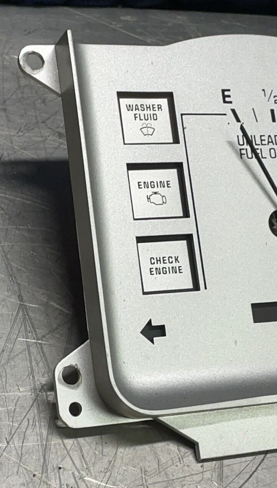 88-89 Mercury Grand Marquis Silver Fuel Gauge Indicator Light OEM E8FM-9306 Foto 2 de 4