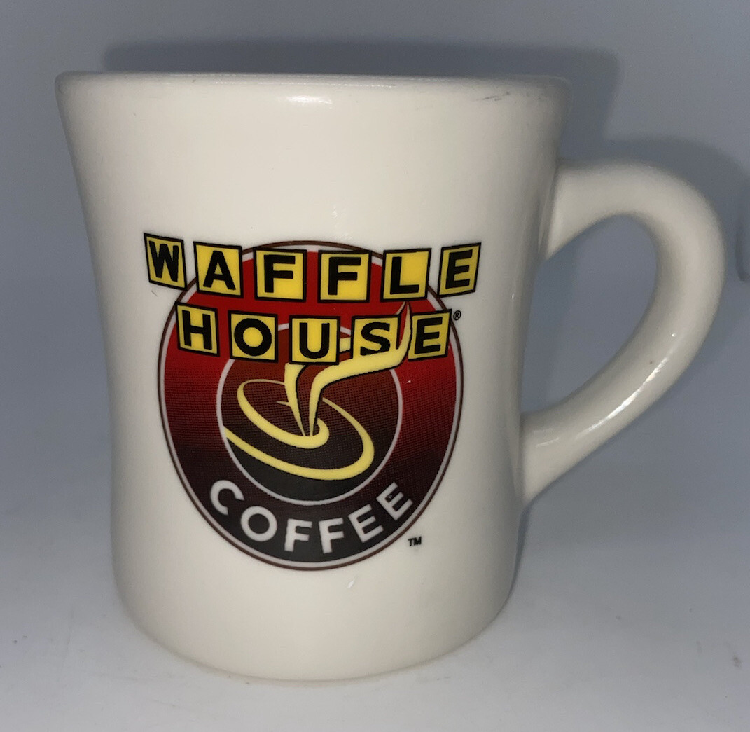 Vintage WAFFLE HOUSE COFFEE CUP MUG Insulated Heavy Duty Ceramic TUXTON