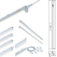 4W LED Under Cabinet Tube Light Surface Showcase Kitchen Linkable Warm White UK