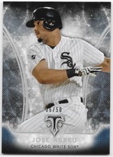 2015 Topps Triple Threads Jose Abreu 36/50 Onyx Parallel #16
