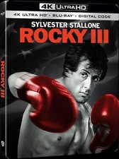 Rocky 3. 4K UHD Sylvester Stallone  2024 2 Blu Ray Steelbook