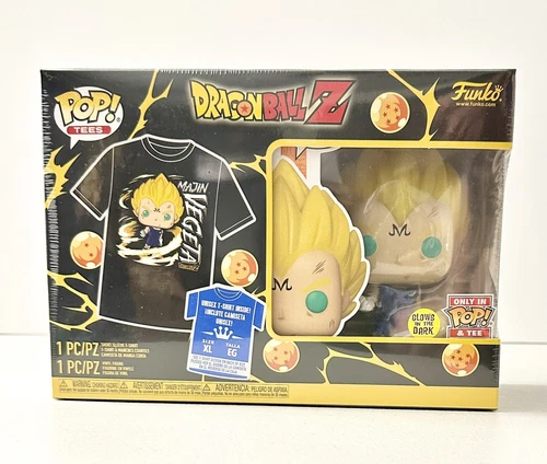 Funko Pop! & Tee Dragon Ball Z - Majin Vegeta Glow in the Dark Pop and XL Tee