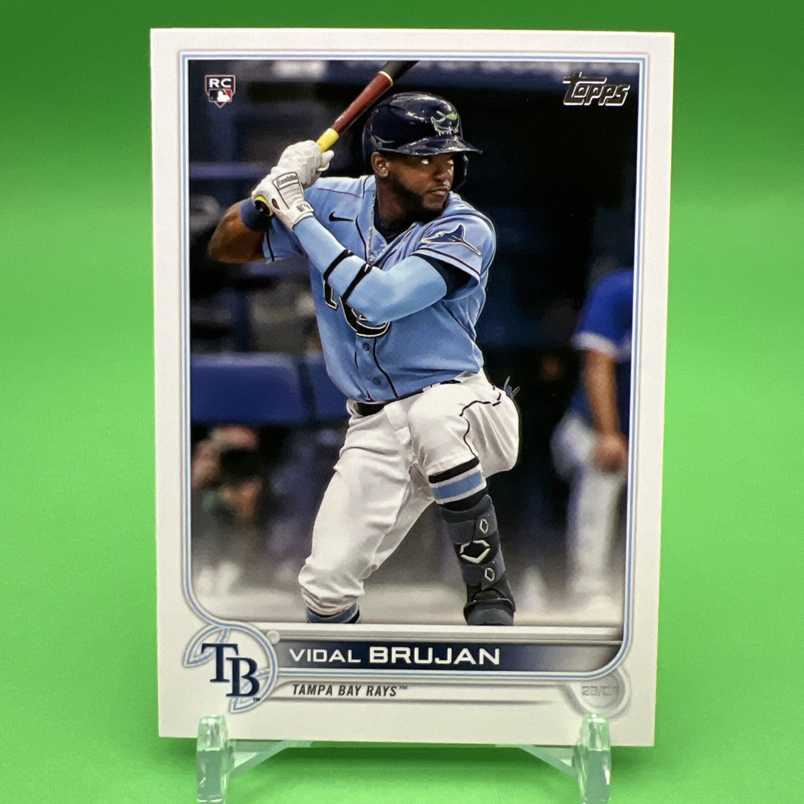 2022 Topps Series 1 Vidal Brujan RC #25. Tampa Bay Rays