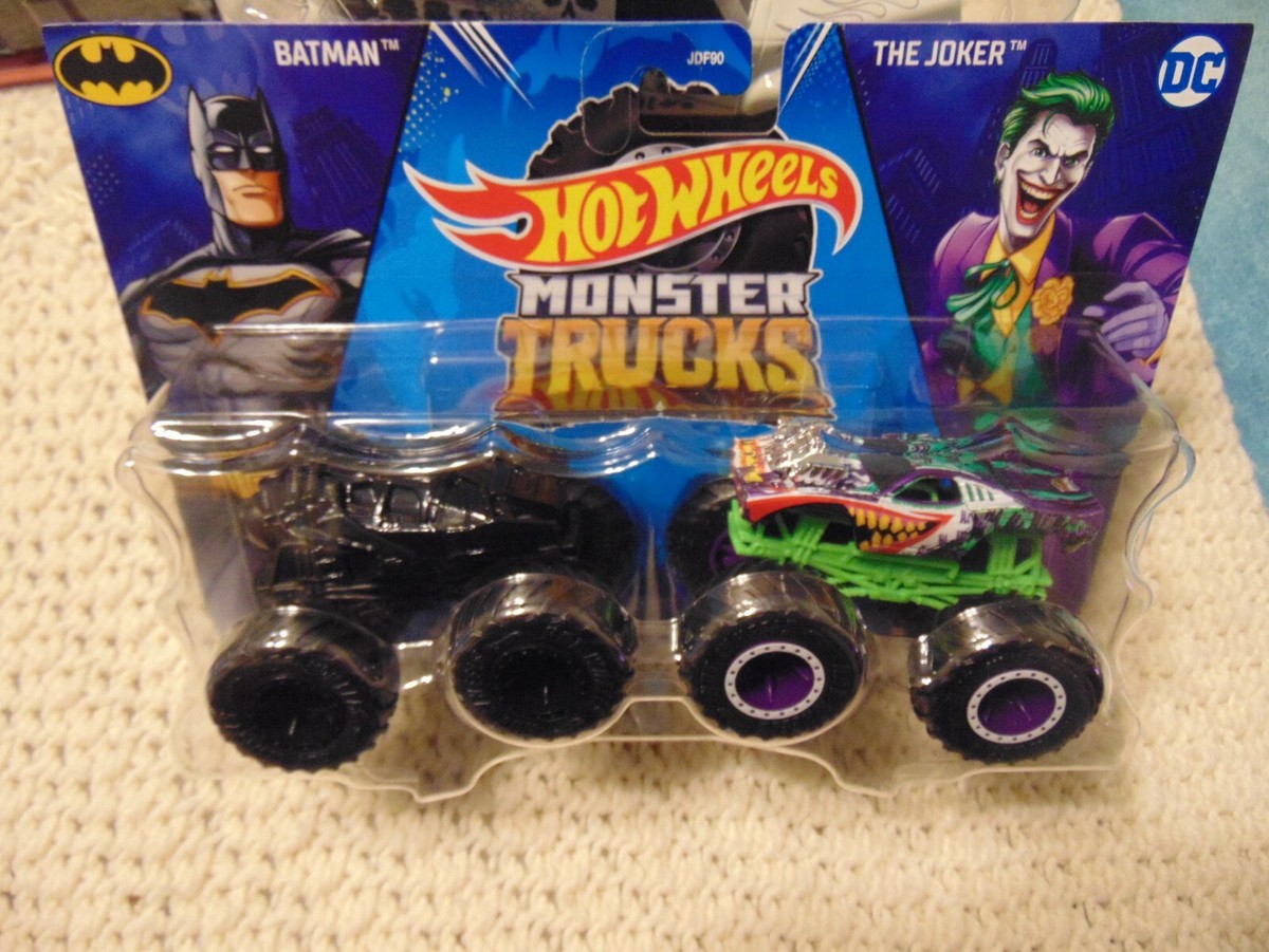 BATMAN & THE JOKER 2 pack 2024 Hot Wheels Monster Trucks | eBay