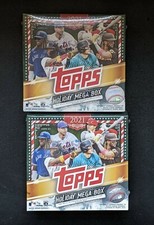 Lot Of (2) - 2021 Topps Holiday Mega Boxes Factory Sealed In Hand - BRAND NEW!