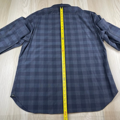 Finamore Napoli Plaid Button Up Shirt Men’s Size XL - Picture 13 of 13