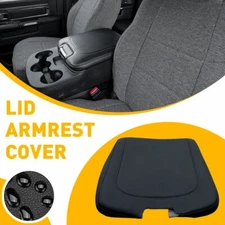 Leather Console Lid Armrest Center Cover Fits For 2013-2018 Dodge Ram 1500 2500