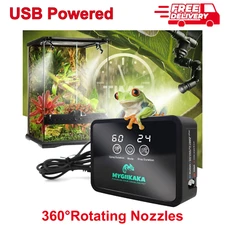 Reptile Humidifiers Smart Misting System Automatic Timer 360°Adjustable Nozzles