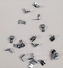 Set of 10 pr. Plastic Chrome Rear Exhaust for HO Scale Slot Cars - BP-0005