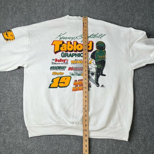 Vtg 1997 Kenny Brightbill Dirt Racing Crewneck Sweatshirt Mens 2xl 1990s 90s - Picture 7 of 7