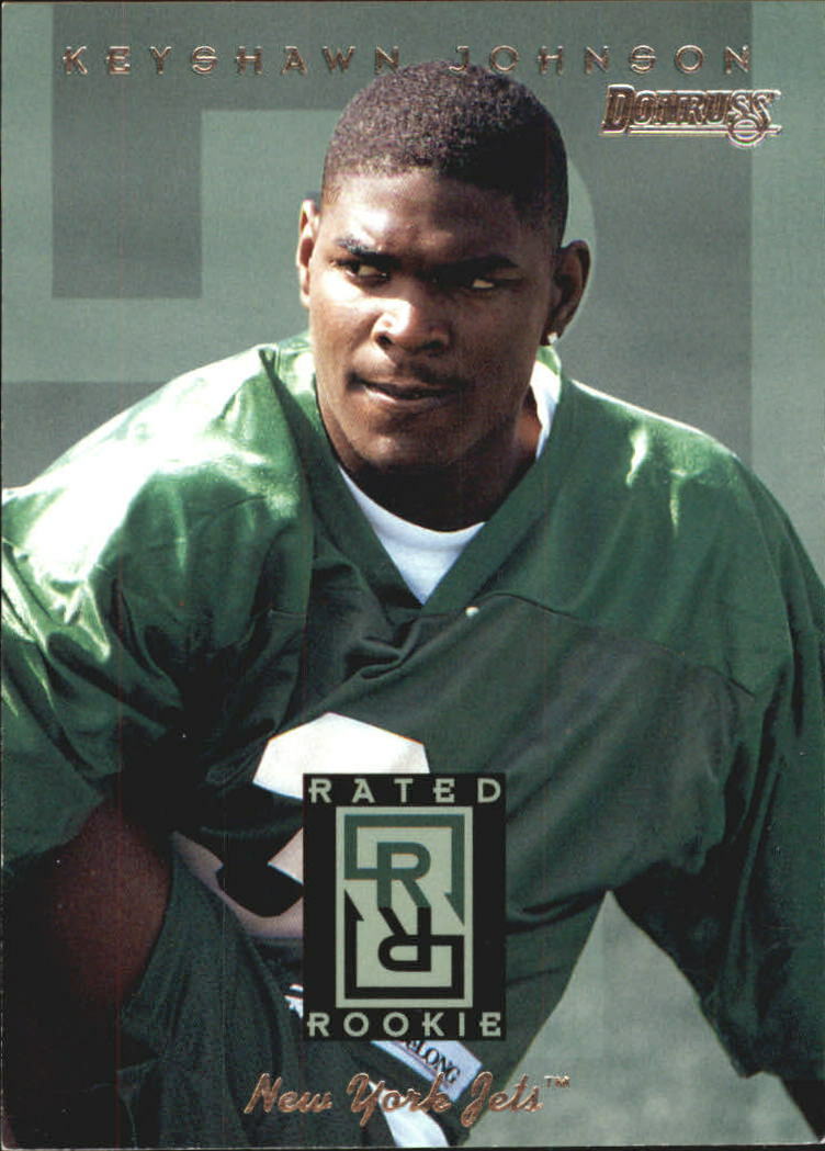 1996 Donruss Rated Rookies #1 Keyshawn Johnson New York Jets