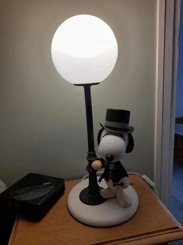 Snoopy lamp vintage deals