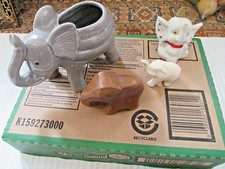 Lot Of 4 Elephant Figures
