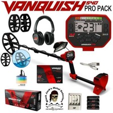 Minelab VANQUISH 540 Pro Pack Detector with 2 Coils Free Shipping PN: 3820-0003