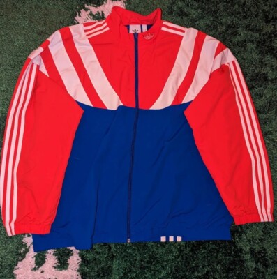 Veste de survêtement adidas Originals Balanta 96 rouge bleu blanc
