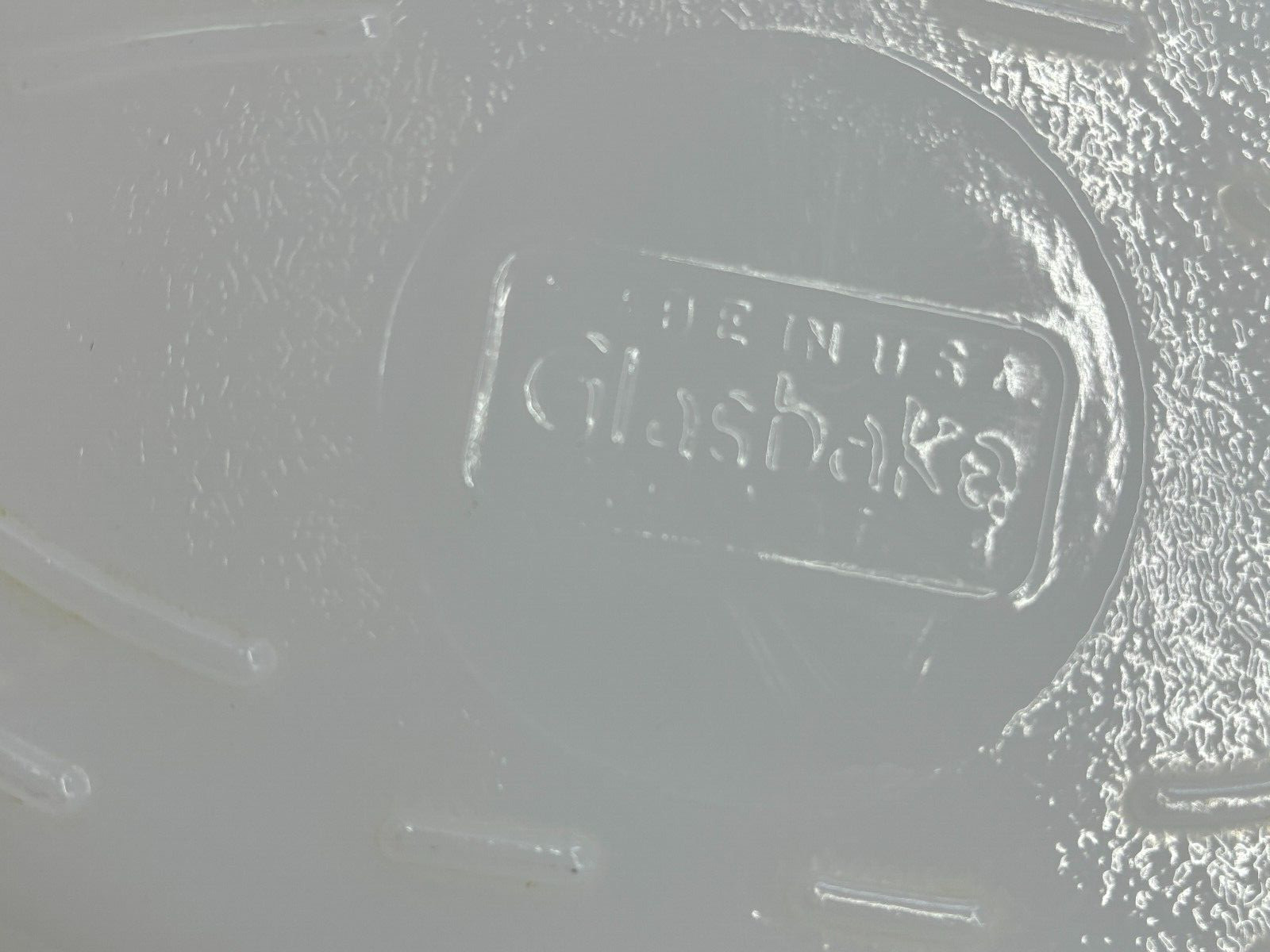 Vintage 1961-83 Glasbake Aqua Blue Floral on Milk Glass Oval Casserole with Lid