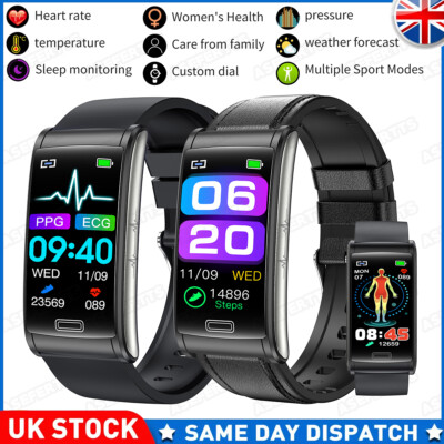 ECG Smart Watch For Men Women Heart Rate Monitor Fitness