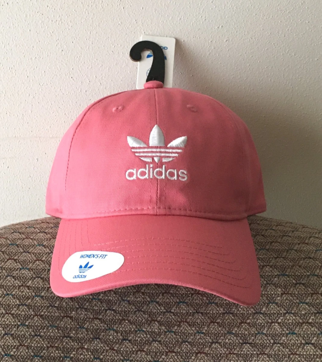 Adidas Women s Originals Relaxed Strapback Cap Hat Hazy Rose w