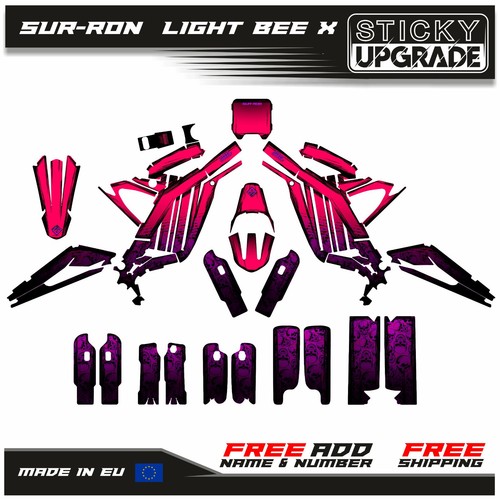 Sur-ron Light Bee Graphics Kit 21 Mil, Surron Wrap, Segway X260 Stickers, Decals - Picture 3 of 10