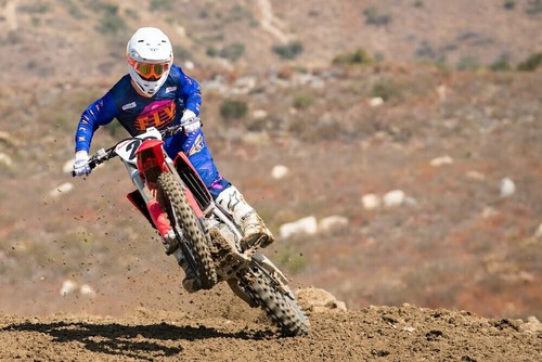 ODI V2 Lock-On No Waffle Graphite Grey Grip Honda CRF250R CRF450R 2004-2023 - Picture 5 of 7