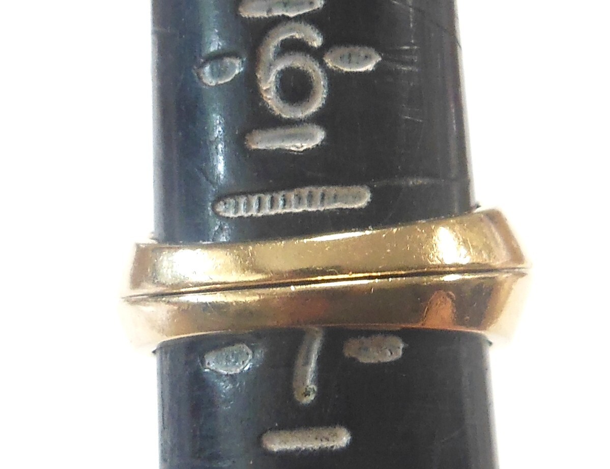 Solid 14K Yellow Gold 2 Part Split Clam Shell Cro… - image 15