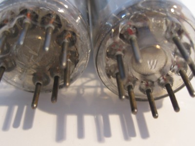 EARLY RARE PAIR 12AX7 - ECC83 - MULLARD -Tubes made in Great