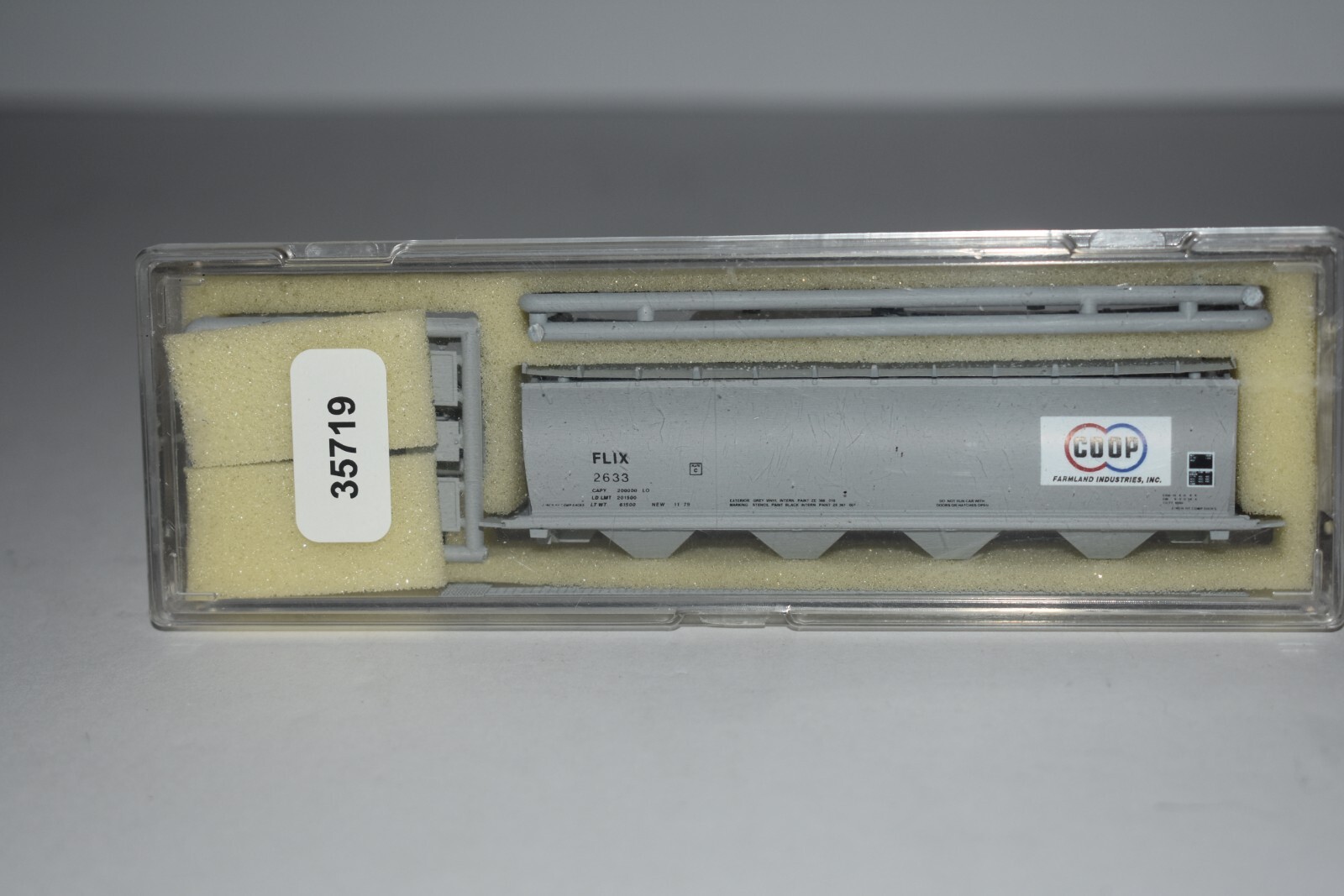 N Scale Intermountain Coop Quad Bay Covered Hopper C51037