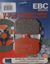 Genuine EBC Semi-Sintered "V"  Rear Brake Pads 1982-87 HARLEY FX FL XL   FA78V