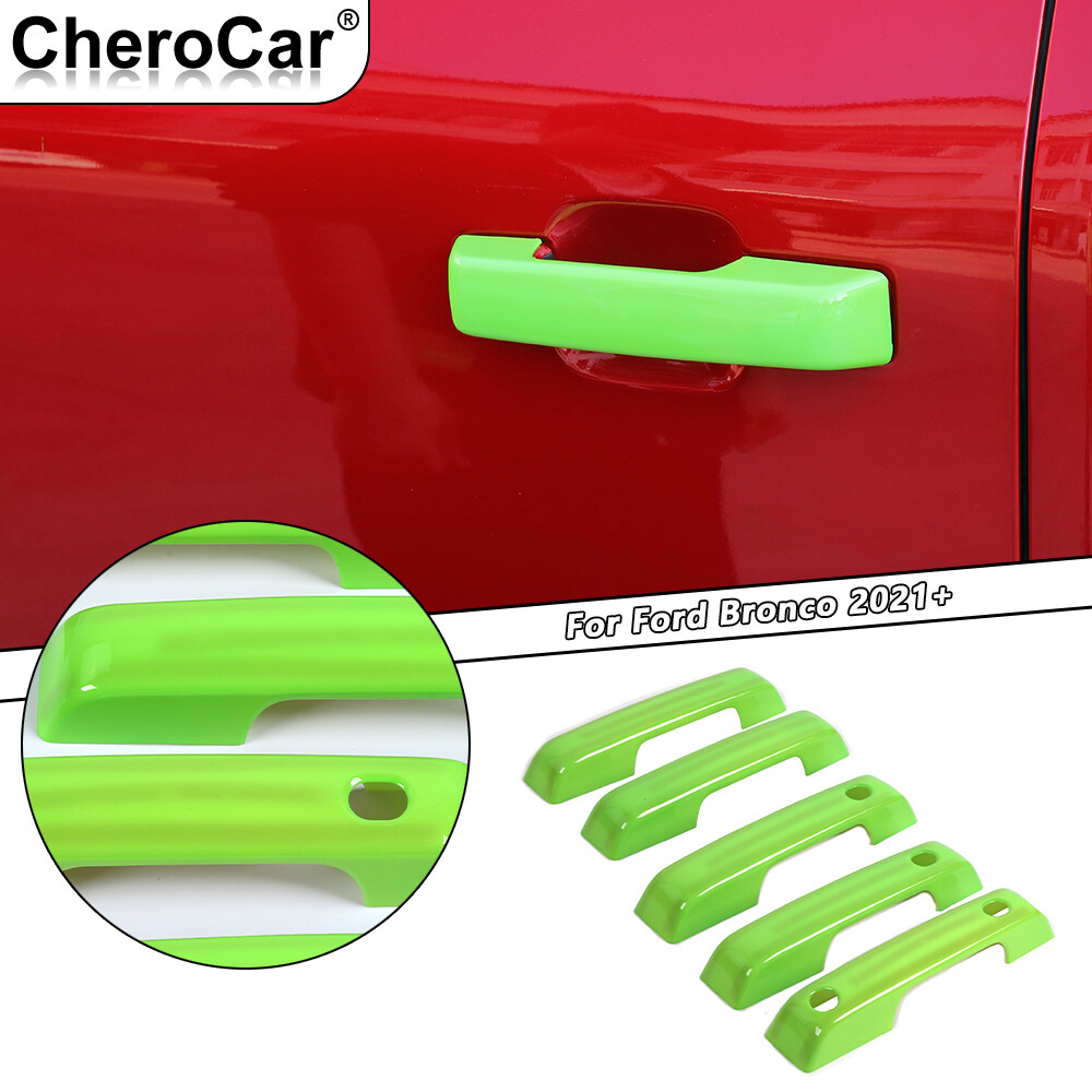 5x Door Handle Trim Cover Exterior Decoration Accessories for 2021+ Ford Bronco