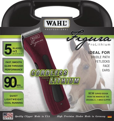 Tondeuse Wahl FIGURA PRO Lithium Ion Sans Fil - Kit Avec Lames 2-5 En 1 Et Peignes Pour Animaux