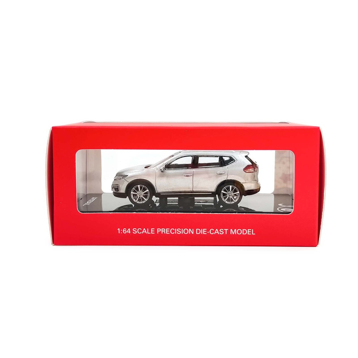 1:64 Scale Diecast Model Nissan X-trail Silver 2018 Paudi Car