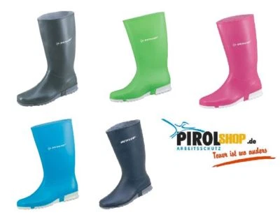 ABVERKAUF Moderner Damen Gummistiefel Dunlop Sport Regenstiefel