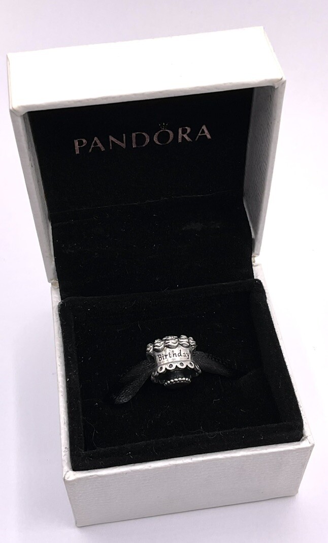 Pandora ALE Happy Birthday Cake Charm in Sterling Silver