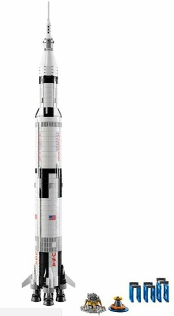 New Lego Ideas 21309 Nasa Apollo Saturn V 1969 Pcs 50th